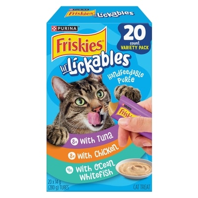 Purina Friskies Lil' Lickables Cat Treats Best Sellers Variety Pack 20 Count 283.5 g, $4.58/100g