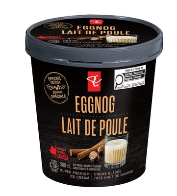 PC Collection noire Crème glacée au lait de poule 500 ml, 0,90 $/100ml