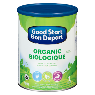 Good Start Baby Formula, Organic 800 g, $7.50/100g