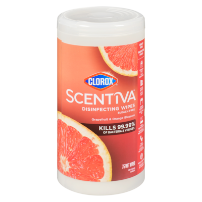 Clorox Disinfecting Wipes Grapefruit & Orange Blossom 75 ea, $0.10/1ea