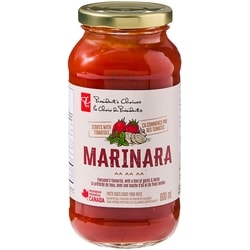 President's Choice Marinara Pasta Sauce 600 ml, $0.80/100ml