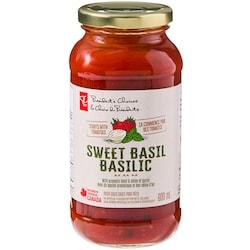 le Choix du Président Sauce pour pâtes au basilic 600 ml, 0,74 $/100ml