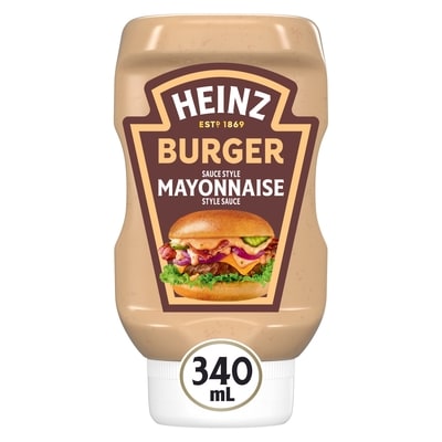 Heinz Sauce mayonnaise style burger 340 ml, 1,32 $/100ml