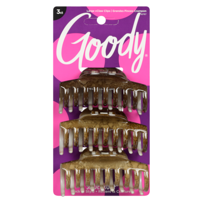Goody Large Vclaw Clips 3 ea, $2.00/1ea