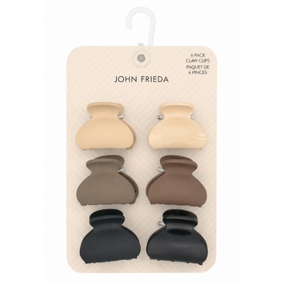 John Frieda John Frieda 6Pc Solid Bulb Claw Clips, Small 6 ea, $2.50/1ea