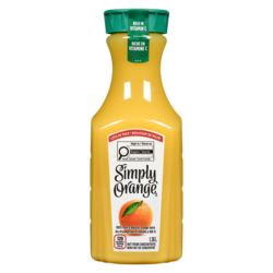 Simply 100% Pure & Natural Orange Juice Lots Of Pulp 1.36 l, $0.51/100ml