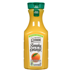 Simply 100% Pure & Natural Orange Juice With Pulp 1.36 l, $0.55/100ml