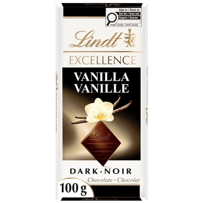Lindt EXCELLENCE Dark Chocolate Vanilla Bar 100 g, $5.99/100g