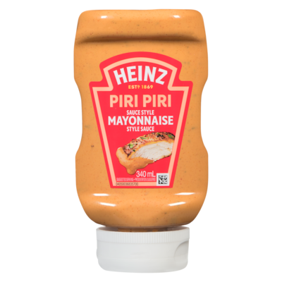 Heinz Mayonnaise style piri piri 340 ml, 1,32 $/100ml