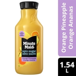 Minute Maid Zero Sugar Orange Pineapple Fruit Drink Bottle 1.54 l, $0.26/100ml