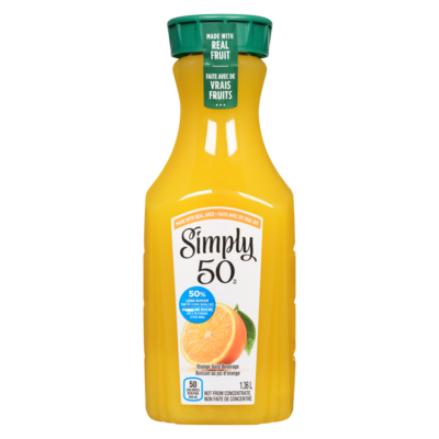 Simply Jus d'orange avec pulpe 1.36 l, 0,55 $/100ml