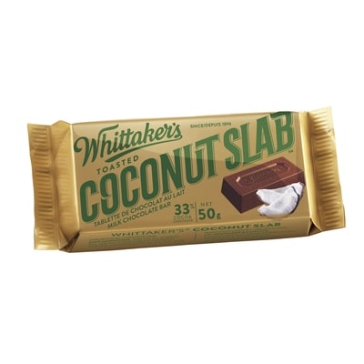 Whittaker's Slab Toasted Coconut 50 g, $5.98/100g