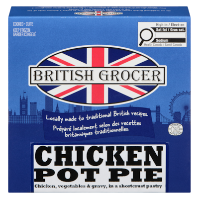 British Grocer Chicken Pot Pie 230 g, $3.91/100g