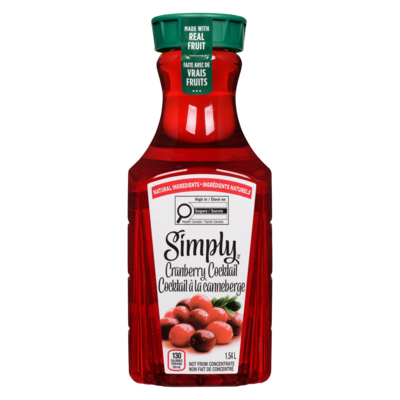 Simply Cranberry Cocktail 1.54 l, $0.49/100ml