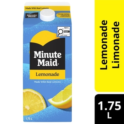 Minute Maid Limonade carton 1.75 l, 0,19 $/100ml