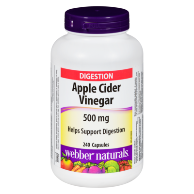 Webber Naturals Apple Cider Vinegar 500 Mg 240 ea, $0.08/1ea