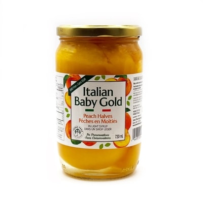 Jesse Tree Italian Baby Gold Peach Halves 720 mg, $1.11/100g