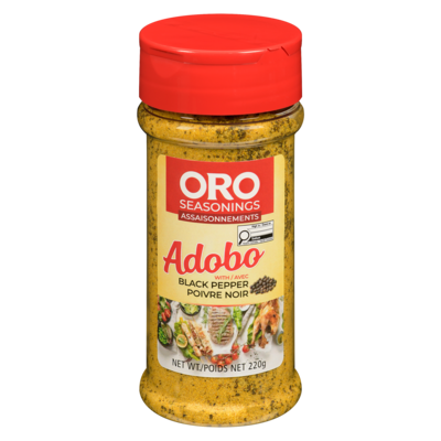 Oro Adobo Seasoning, Black Pepper 220 g, $1.81/100g