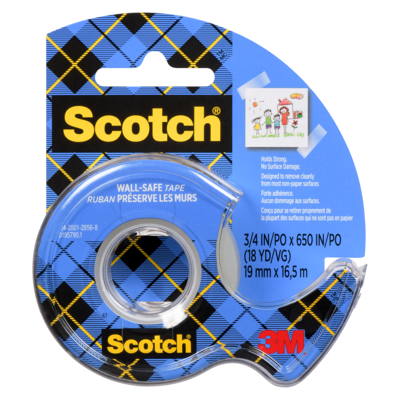 Scotch Wall-Safe Tape 19 Mm X 16,5 M 1 ea, $4.00/1ea
