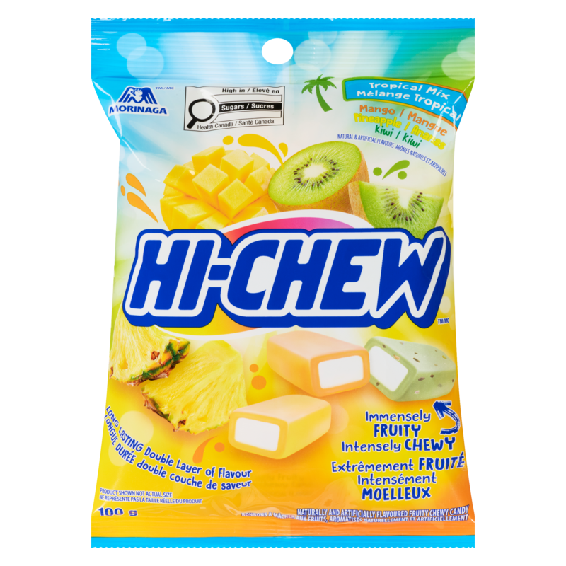 その他 Candy Morinaga Chewy Fruit Candy, Tropical Mix - 100 g | Zehrs