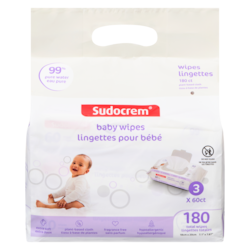 Sudocrem Lingettes pour bébés 180 ea, 0,07 $/1ch