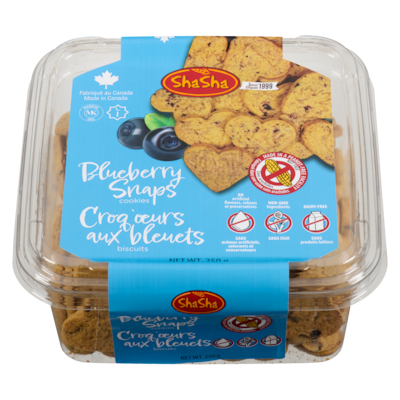 Sha Sha Biscuits croq'œurs de bluets 250 g, 2,00 $/100g