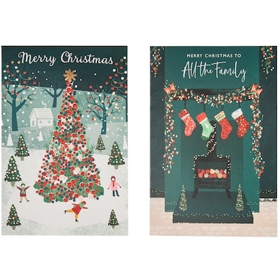 Holiday Cards 14 Pack - Cozy Festive