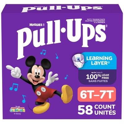 Huggies Boys' Potty Training Pants, 6T-7T (55-75 lbs), 58 Count 58 ea, $0.98/1ea