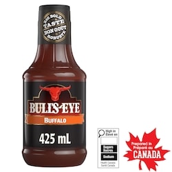 Bull's-Eye Buffalo Barbecue Sauce 425 ml, $1.41/100ml