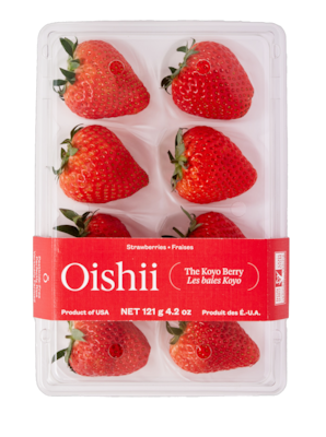 null Oishii Koyo Strawberries 1 ea, $12.99/1ea