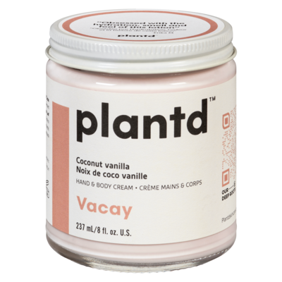 PLANTD Hand & Body Cream Coconut Vanilla Vacay 237 ml, $10.97/100ml