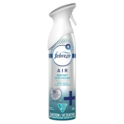 Febreze Air Freshener Spray HD Crisp Clean, 1ct 230 g, $2.17/100g