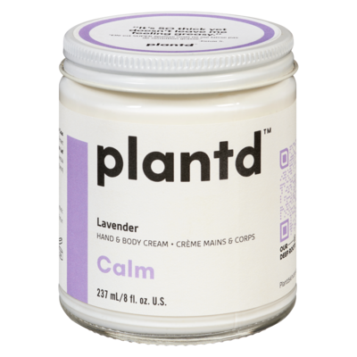 PLANTD Hand & Body Cream Lavender Calm 237 ml, $10.97/100ml