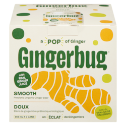 null Prebiotic Organic Ginger Beer Smooth 4x355.0 ml, $1.06/100ml
