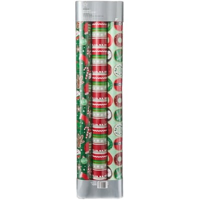 null Papier-cadeau, 3 rouleaux – assortiment de gâteries 1 ea, 3,00 $/1ch