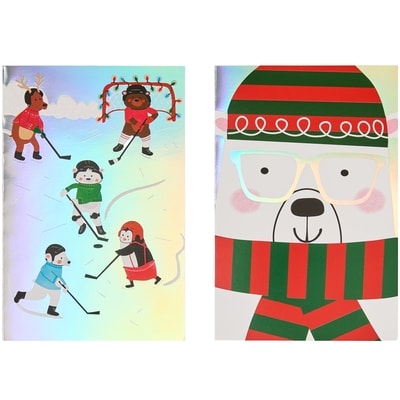 Holiday Cards 14 Pack - Hockey Fun