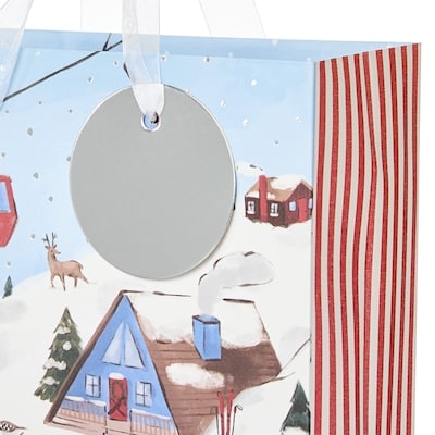 Sac-cadeau de taille moyenne – sur les pentes