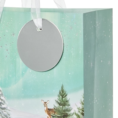 Sac-cadeau de taille moyenne&nbsp;–&nbsp;scène hivernale