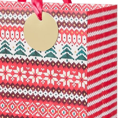 Large Gift Bag - Fair Isle