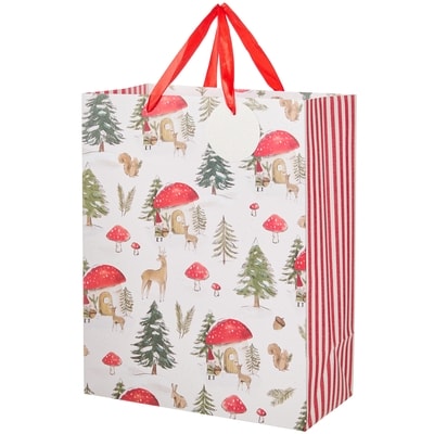Life at Home Large Gift Bag - Mushrooms 1 ea, $2.50/1ea