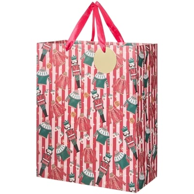 Life at Home Large Gift Bag - Nutcracker 1 ea, $2.50/1ea