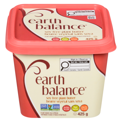 Earth Balance Plant-Based Butter, Soy Free 425 g, $1.76/100g