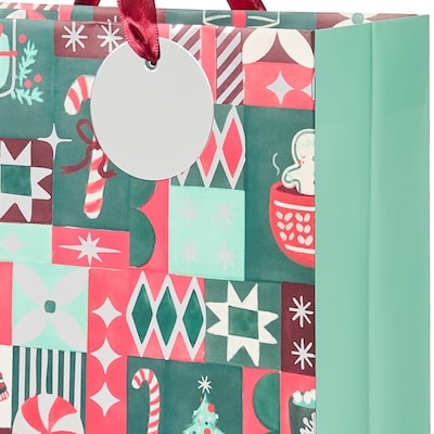Large Gift Bag - Retro Holiday