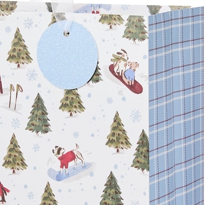 Large Gift Bag - Ski Hill Fun