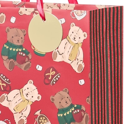 Grand sac-cadeau – oursons de peluche