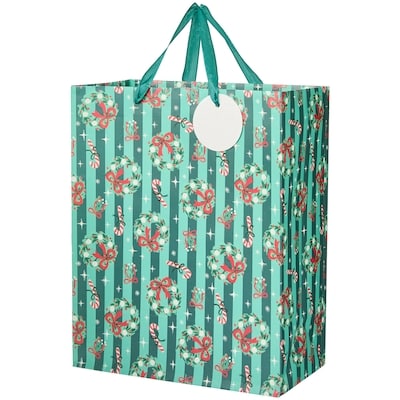 Life at Home Large Gift Bag - Wreaths 1 ea, $2.50/1ea