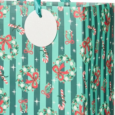 Large Gift Bag - Wreaths