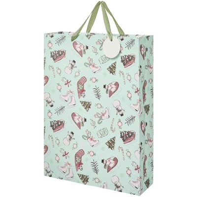 Life at Home Très grand sac-cadeau – bonshommes de neige en traîneau 1 ea, 3,00 $/1ch