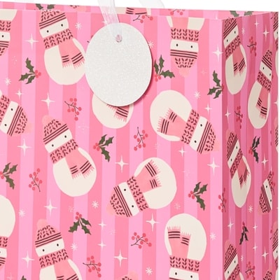 Jumbo Gift Bag - Snowmen