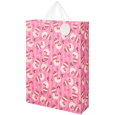 Life at Home Très grand sac-cadeau – bonshommes de neige 1 ea, 3,00 $/1ch